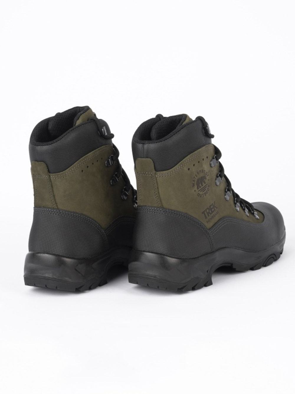 TREK Turist New23 зеленый (нубук, мембрана, кевлар, ПУ+ТПУ)