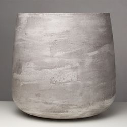 Кашпо CONE CONCRETE GREY LIGHT D39 H60