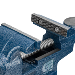 Тиски слесарные, настольные, поворотные, ширина рабочих губок 65 мм, наковальня Сибртех