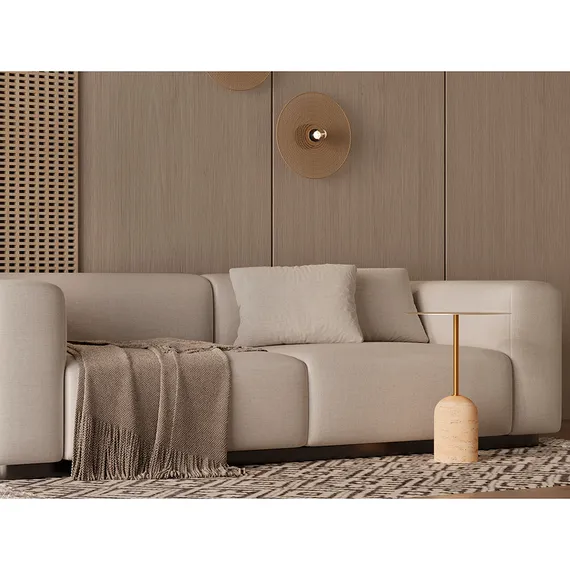 Столик кофейный Gryd, Ø40х54 см, золотистый