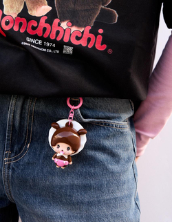 BERSHKA Брелок Monchhichi, розовый