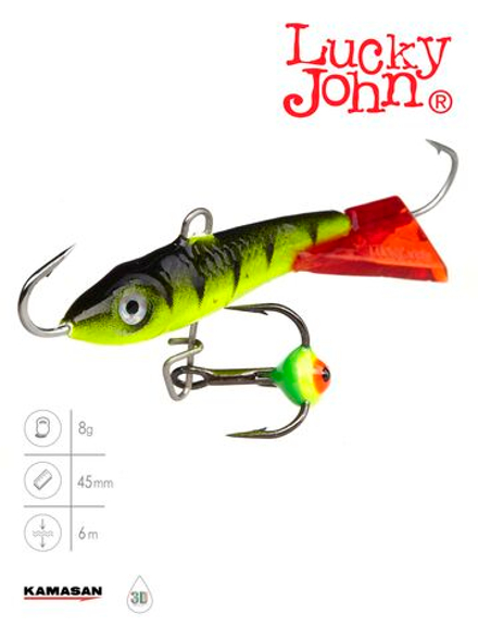 Балансир LUCKY JOHN Classic №4.5 (+тройник), цвет 31RT, арт. 81501-31RT