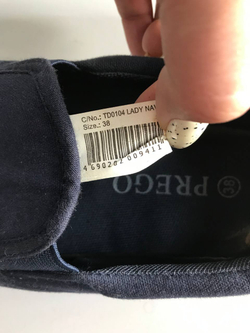 Слипоны джинсовые, 38 размер