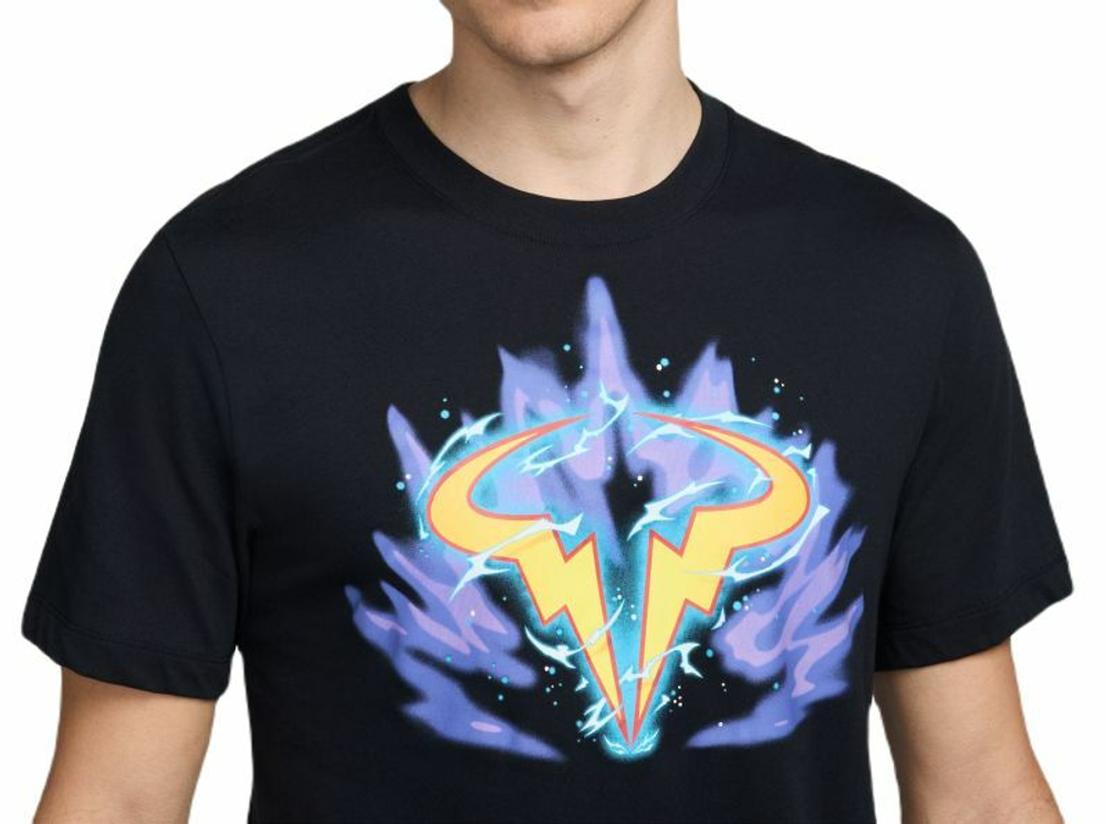 Мужская теннисная футболка Nike Court Dri-Fit Rafa T-Shirt - black