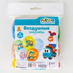 Шар (12''/30 см) Грузовичок Лёва, Ассорти, пастель, 2 ст, 25 шт.