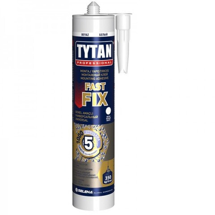 Tytan Professional FAST Fix клей гибридный монтажный белый 290 мл