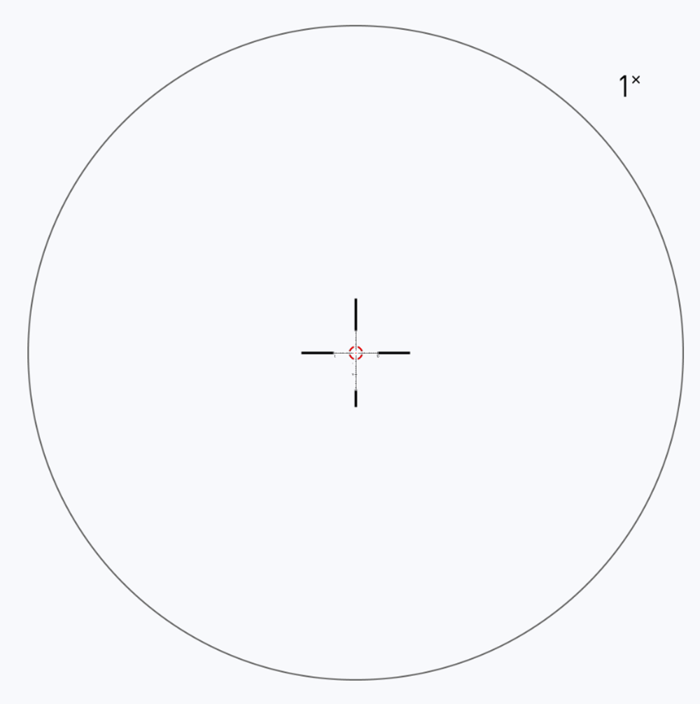 Оптический прицел DHF 1-7×24