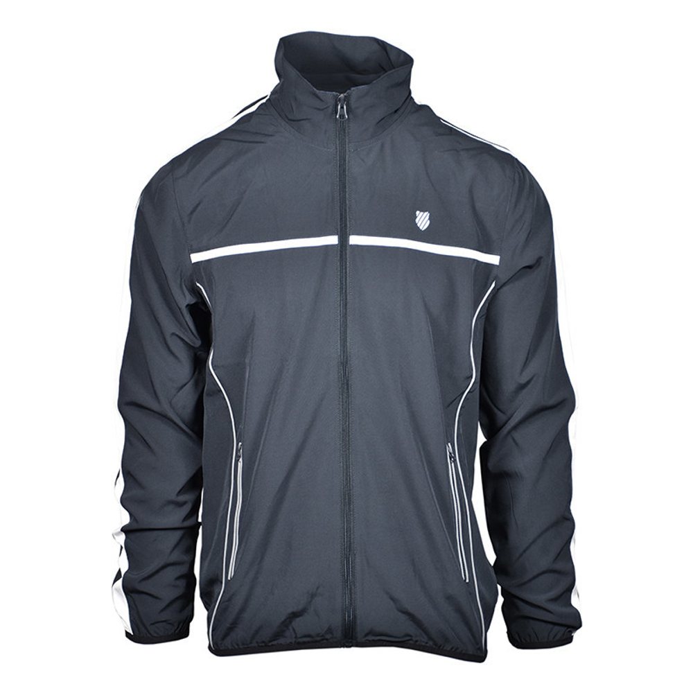 Мужская теннисная кофта K-Swiss Tac Hypercourt Tracksuit Jacket 3 M - серый