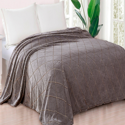 Плед "АВТ. БАМБУК-335", микрофибра, Россия.