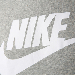 Мужская кофта теннисная Nike Sportswear Club Fleece Hoody Men - Lightgrey, White