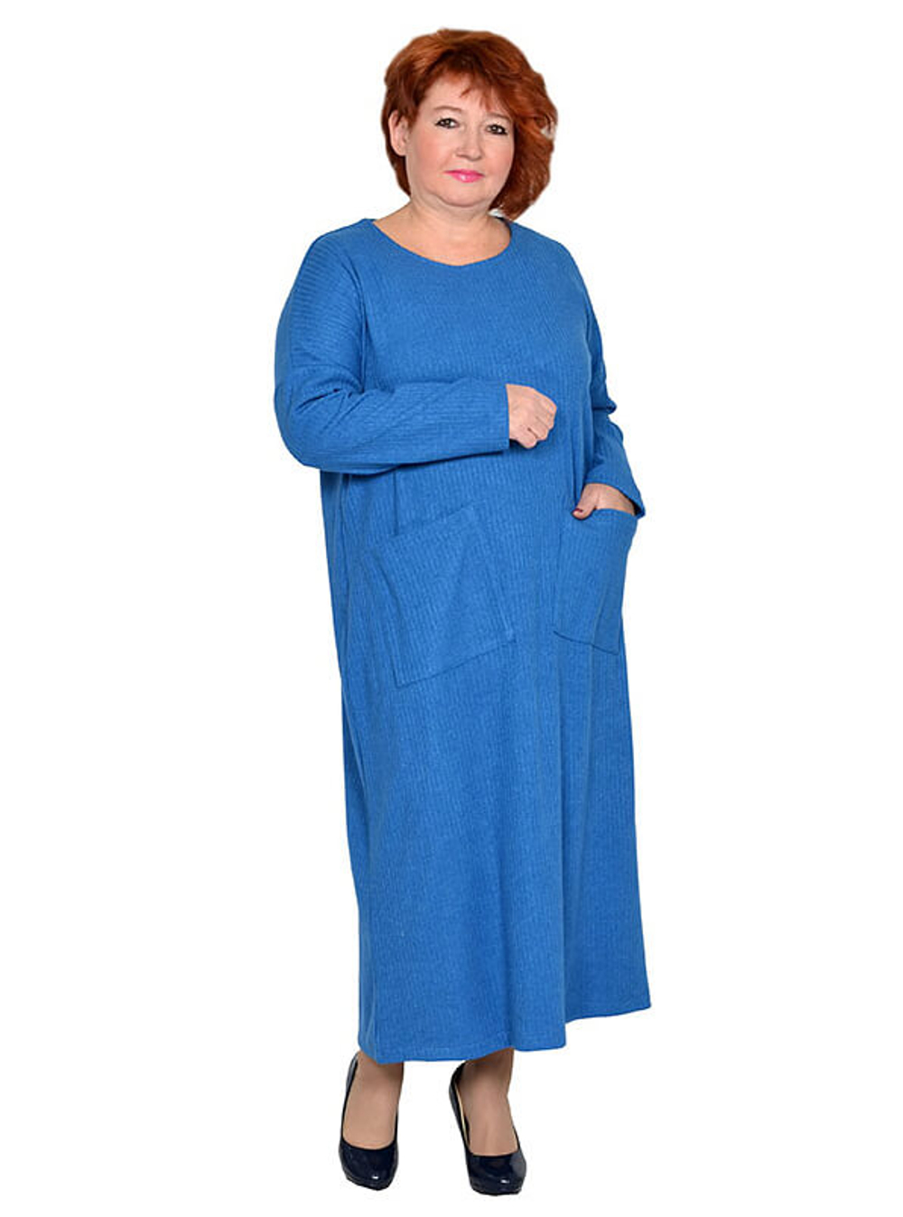 Платье прямого силуэта Каскад