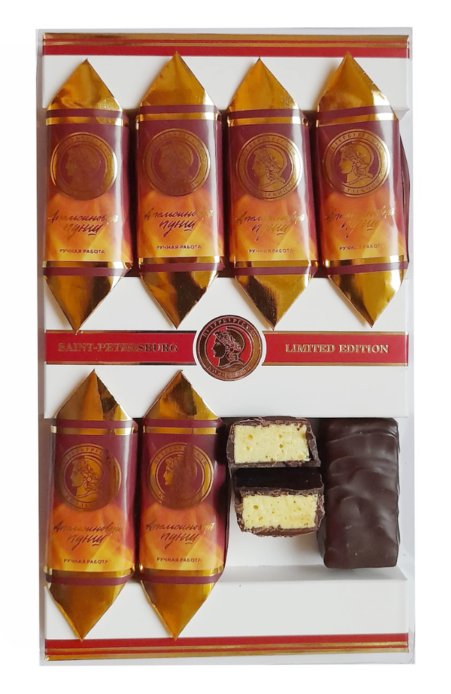135 гр Конфеты шоколадные Апельсиновый пунш - Петербургская Коллекция