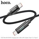 Кабель HOCO U125 Benefit 5A charging data cable with display Type-C