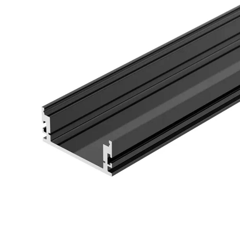 Профиль FLOOR60-H26-3000 ANOD BLACK (Arlight, Алюминий) 046414