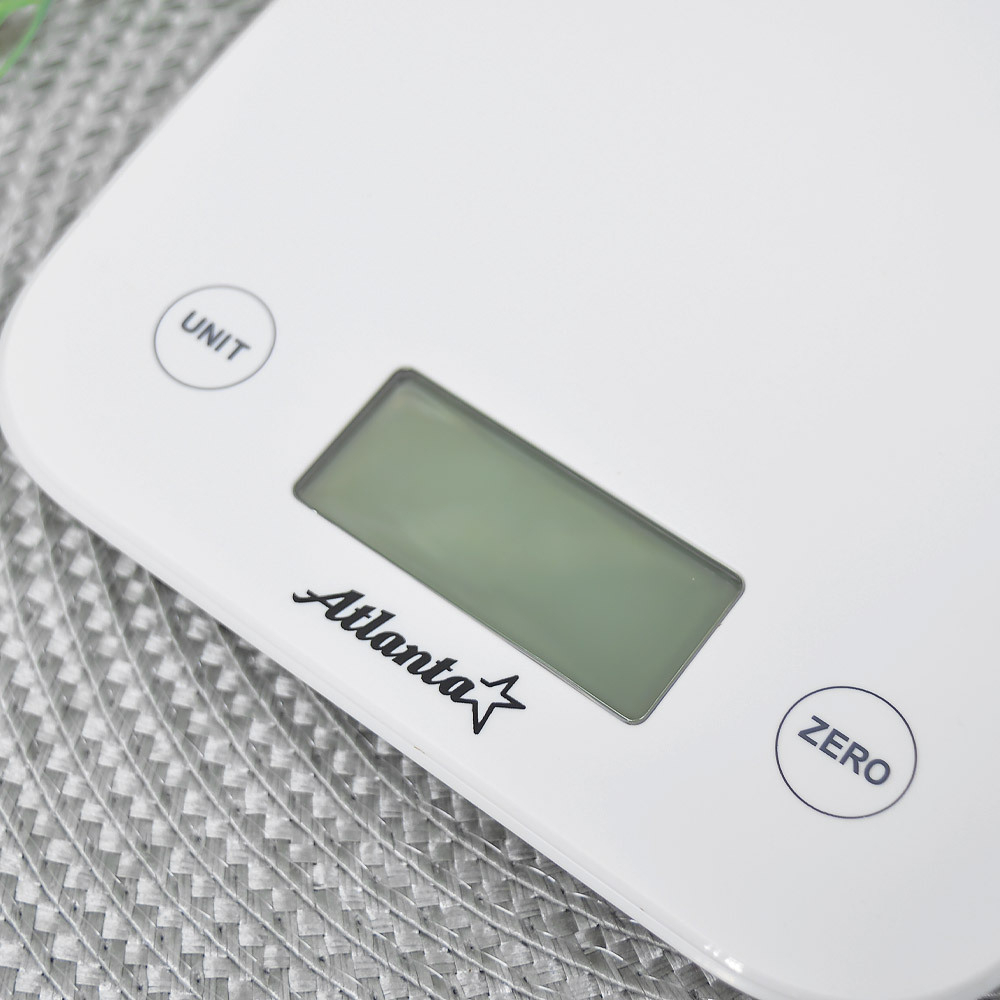 Весы кухонные электронные до 5кг, LED-дисплей, ATH-6198 (white)