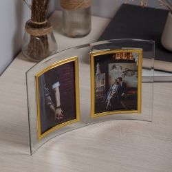 GT 204/-G вертикальная гнутая двойная ,золото 10*15 | GT