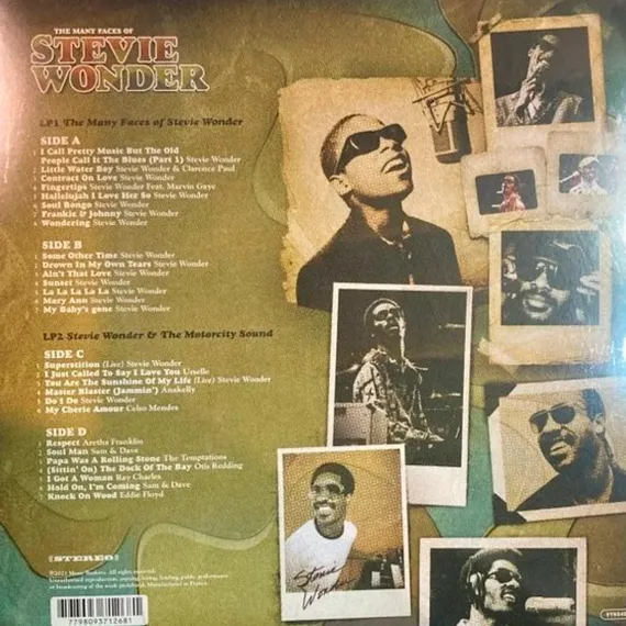 Various Artists - The Many Faces Of Stevie Wonder - Coloured LP