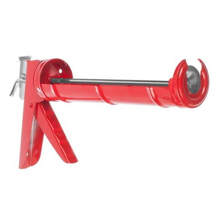 Пистолет для герметика полукорпусный 9", круглый шток