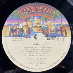 Винтажная виниловая пластинка LP Kiss Destroyer (Japan 1977) (Obi) King Of The Night Time World