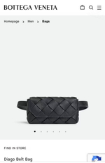 Нагрудная сумка Bottega Veneta