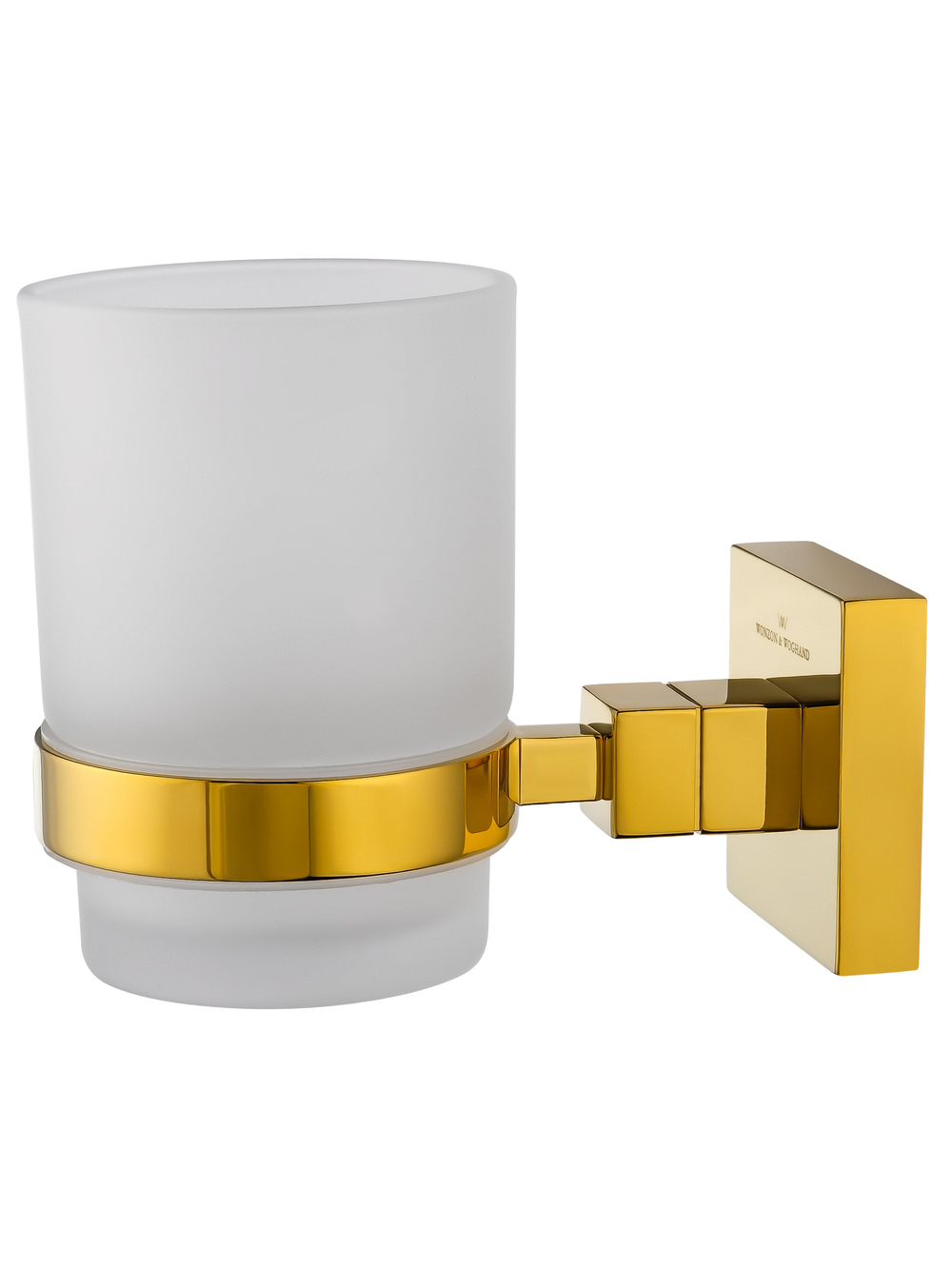 Стакан для зубных щеток с держателем WONZON & WOGHAND POLO, Темное золото (WW-8921-DG)