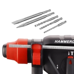 Перфоратор электрический TEENO,1100 Вт,4 Дж,SDS-PLUS,4 режима работы,набор буров,пластиковый кейс