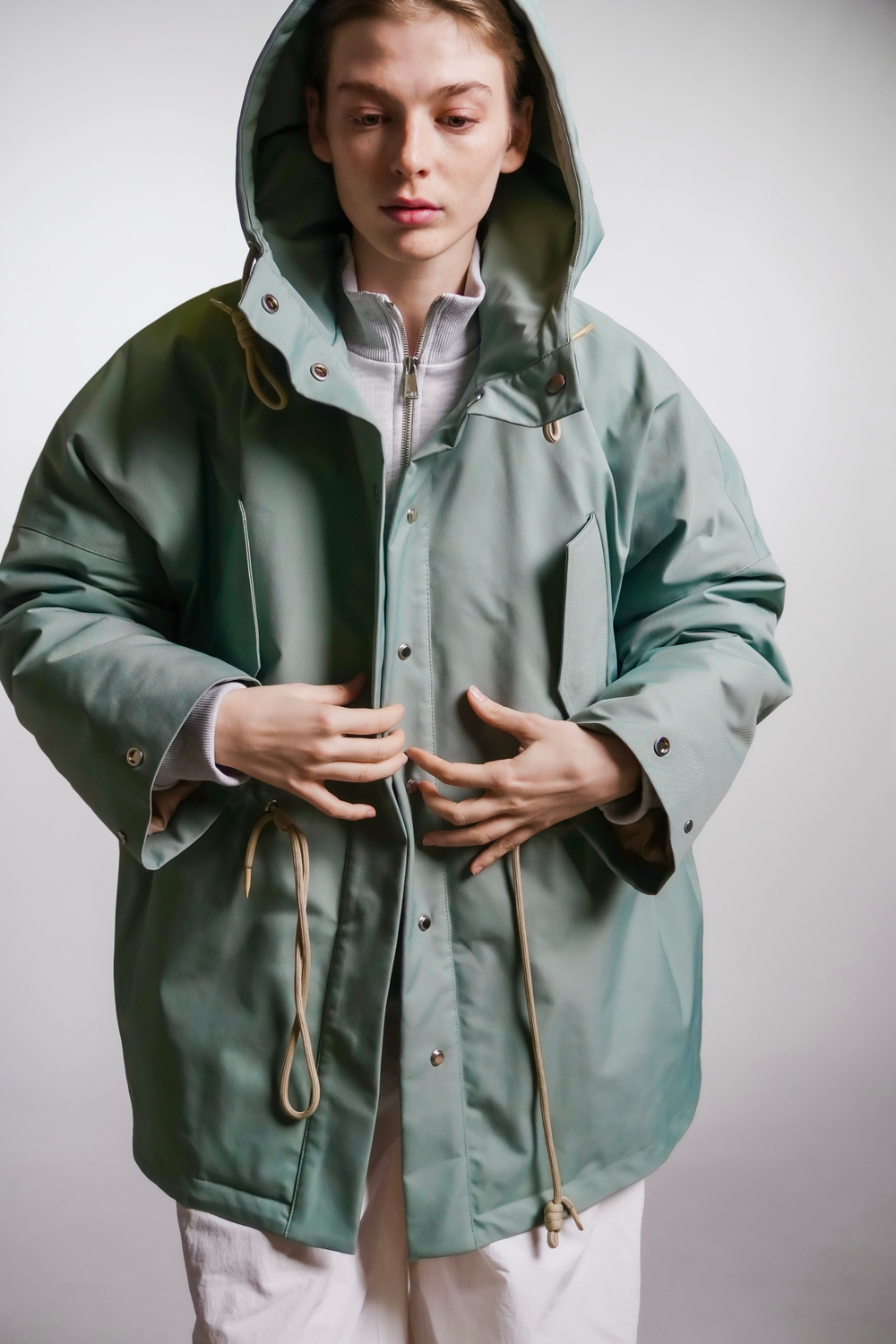 Парка утепленная, "Мята"