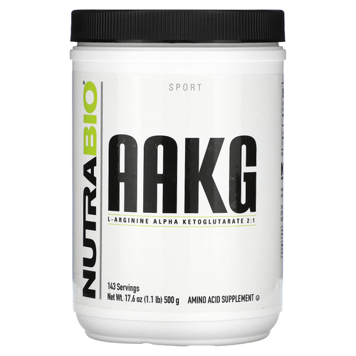 NutraBio, AAKG`` 500 г (1,1 фунта)