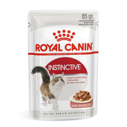Влажный корм ROYAL CANIN INSTINCTIVE для кошек с кусочками в соусе 85г