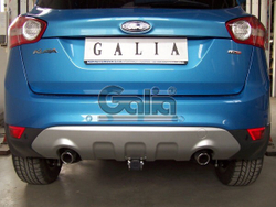 Фаркоп оцинкованный Galia F113C для Ford Kuga 2008-2013, 2013-(паспорт и сертификат в комплекте)(без электрики)
