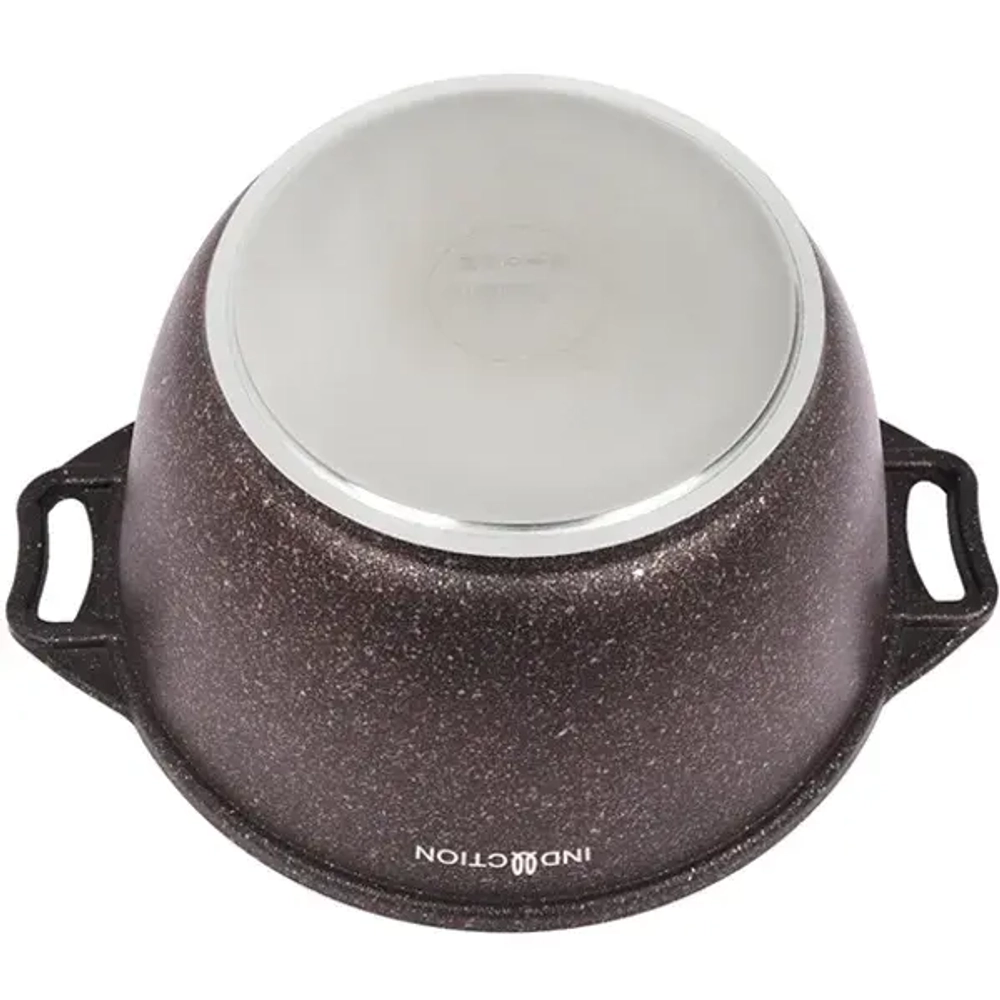 Кастрюля 4л со стекл. крышкой, АП линия «Granit Ultra Induction» (red)