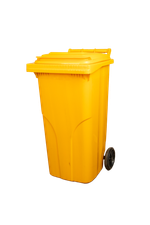 УРНА МУСОРНАЯ НА КОЛЕСАХ 120Л JIPLAST340