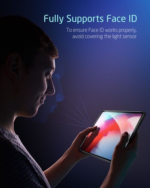 Закаленное защитное стекло ESR HD Ultra Clear High Definition для Apple iPad Pro 12.9" (2018,2020)