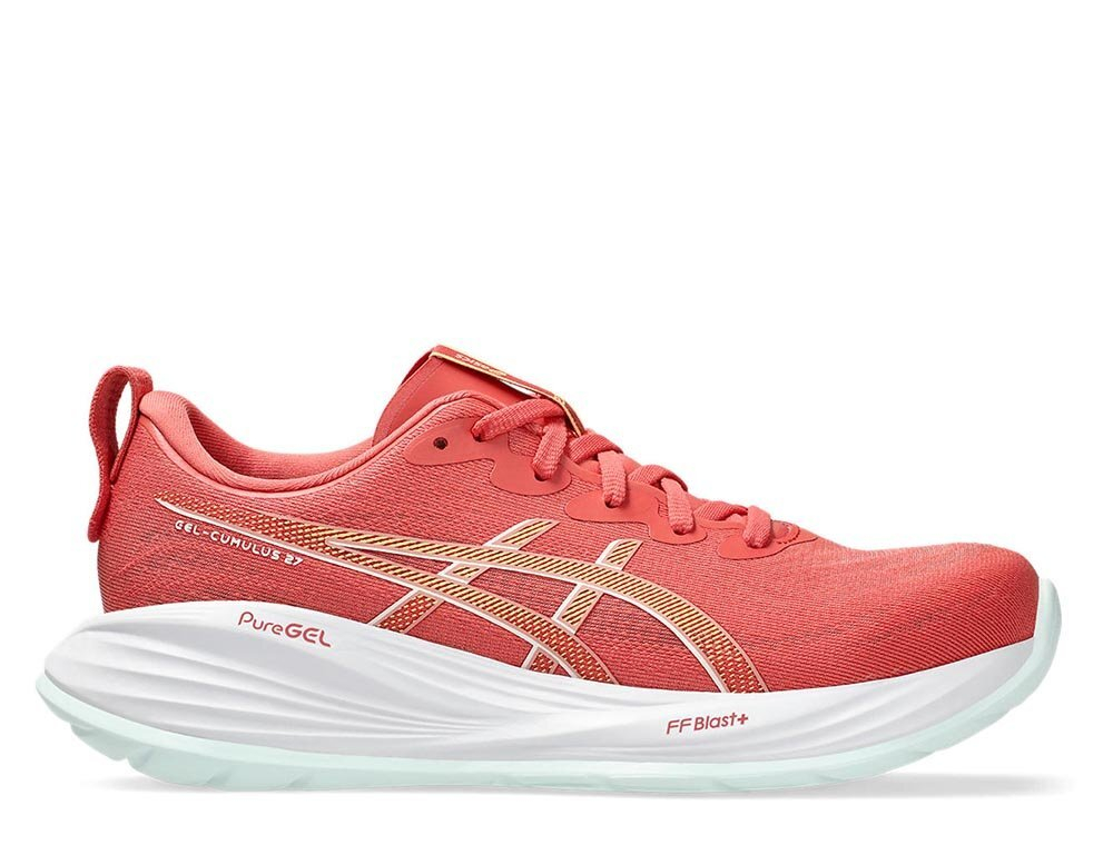 Кроссовки для бега женские Asics Gel-Cumulus 27 Коралловые