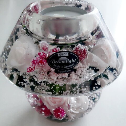 Подсвечник "Dreamlight" со свечой, 11*11см, Германия, арт.75397 в подарочной упаковке.