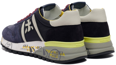 Premiata Lander 4948 Черные с синим