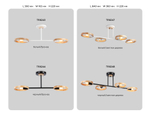 TR8243/2 WH/LWD белый/светлое дерево E27/2 max 40W 590*165*220