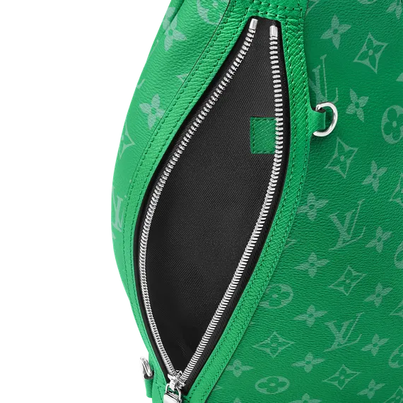 Сумка-слинг Louis Vuitton Duo канва Taigarama Green