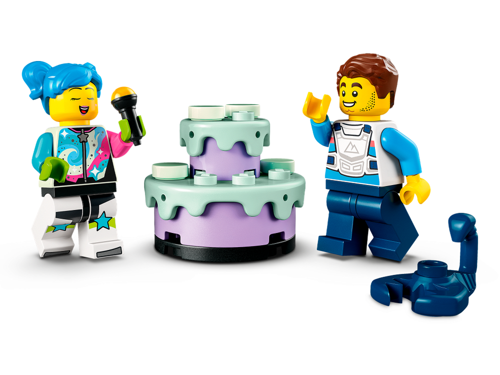 LEGO City 60341 «Трюковое испытание “Нокдаун”» — каскадёры и мото-петли