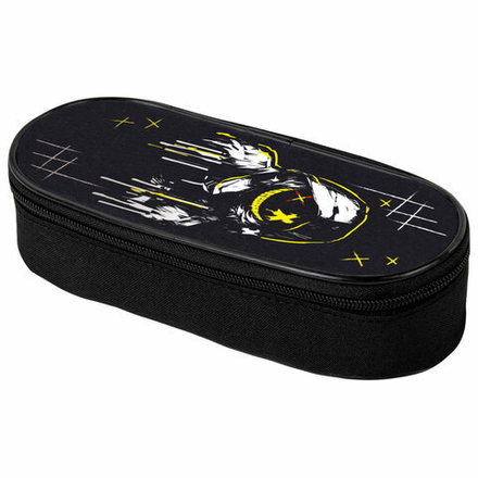 Пенал-футляр BRAUBERG, 1 отделение, органайзер, полиэстер, 22x9х5 см, "Watch out", 273567