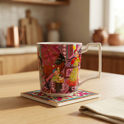 Кружка из костяной керамики