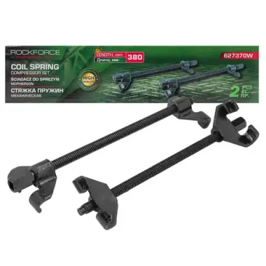 Стяжка пружин механическая двухзахватная 380мм (2шт.) RockForce RF-627370W