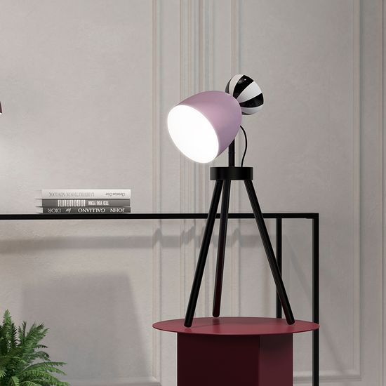 Светильник настольный anniken, D20х58 см, лиловый