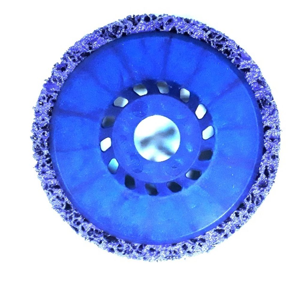 Круг зачистной (шлифовальный) коралловый, жёсткий, для углошлифовальных машин, с регулируемым количеством оборотов;