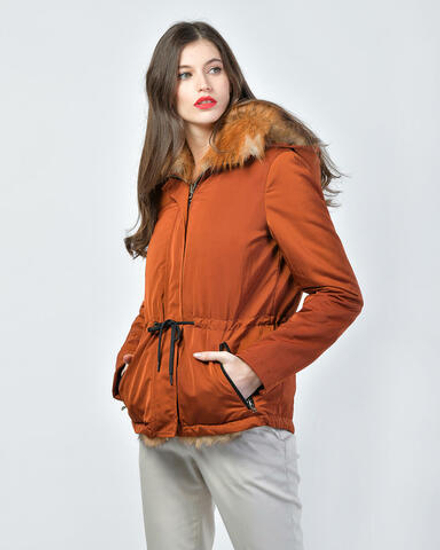 Куртка с подстежкой из меха лисы