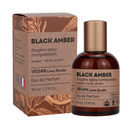 Вода парфюмерная Vegan Love Studio Black Amber (Веган Лав Студио Блэк Эмбер) - 50ml for women