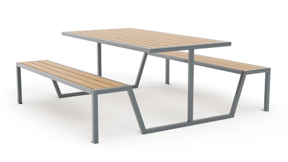 Стол со скамейками SK00259