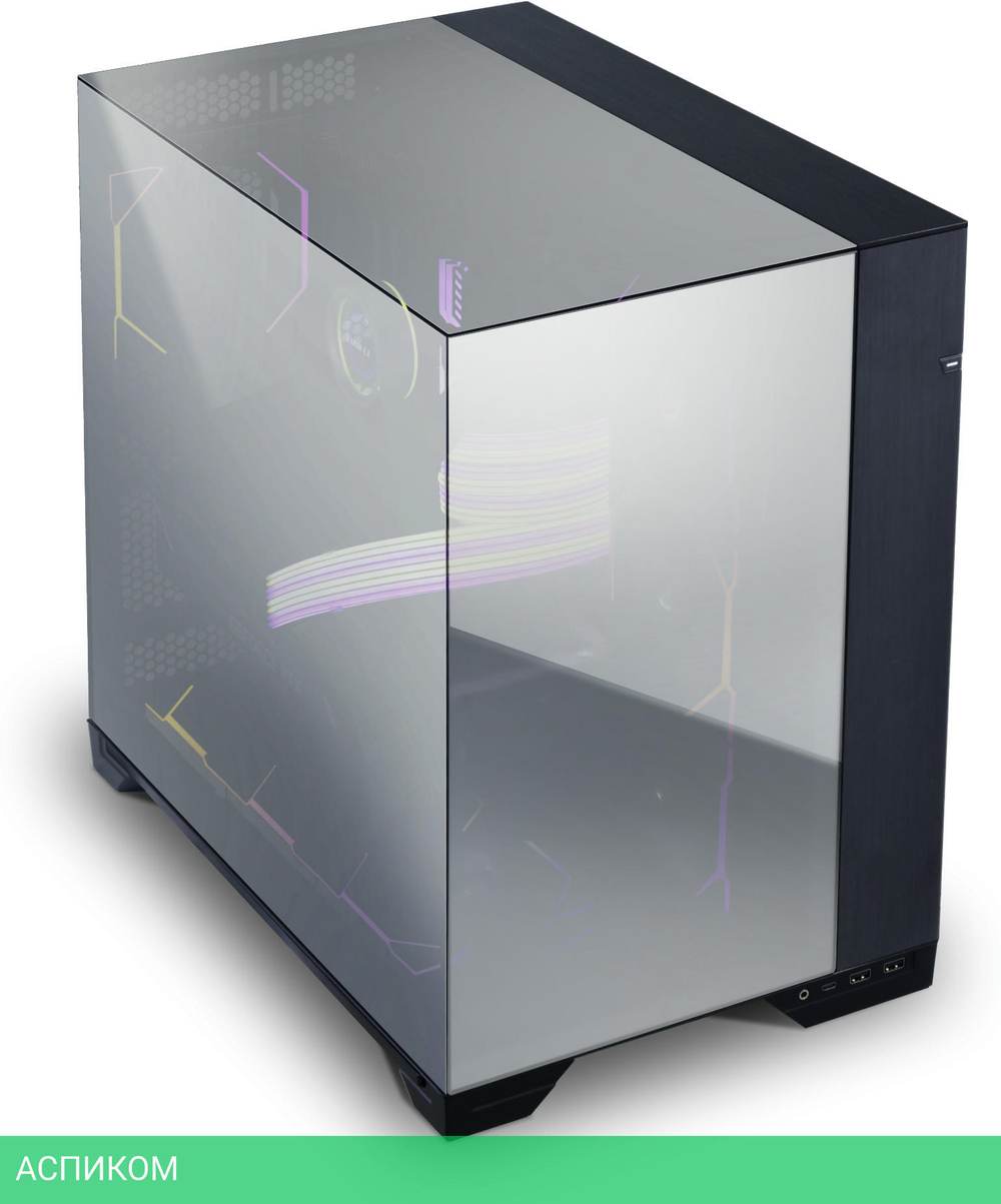 Корпус Lian Li O11 Vision E-ATX без БП Chrome (G99.O11VC.00)