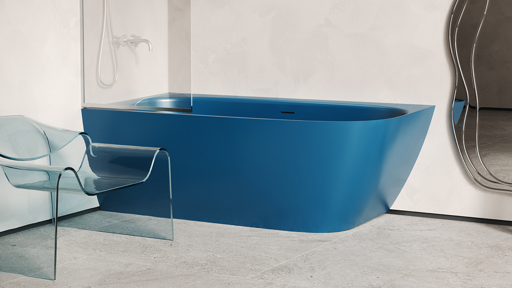 Ванна SOFIA CORNER L 170x85 матовая покраска по RAL полностью