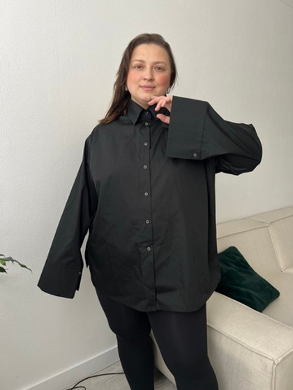 Рубашка базовая черная